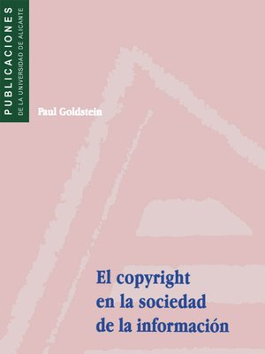 cover image of El Copyright en la sociedad de la información